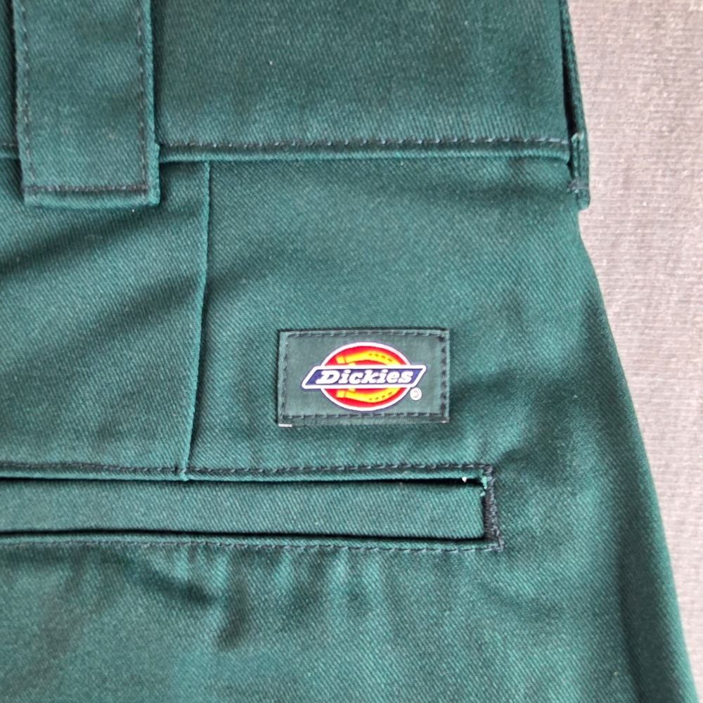 Dickies 874 Work Pants Green New Cuffed Trousers 36x27 Gorpcore Chino Durable - Picture 3 of 9